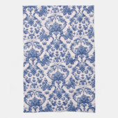 Linge De Cuisine Grandmillennial Rose & Blue Damas (Vertical)