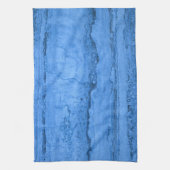 Linge De Cuisine Granit bleu motif marbre bleu pierre (Vertical)