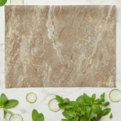 Linge De Cuisine Granite marron (Plié)