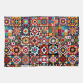 Linge De Cuisine Granny Carré Crochet Motif couverture Imprimer (Horizontal)