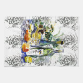 Linge De Cuisine Grapes&bottles (Horizontal)