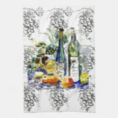Linge De Cuisine Grapes&bottles (Vertical)