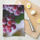 Linge De Cuisine Grapevine Fruit Photographie (Quart Plié)