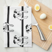 Linge De Cuisine Graphique à bille en T Pit Bull (Quart Plié)