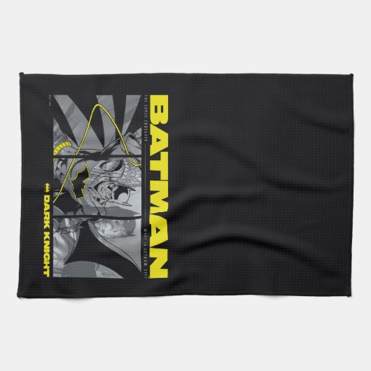 Linge De Cuisine Graphique à écran tridimensionnel Batman Comic (Horizontal)