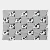 Linge De Cuisine Graphique d'à l'os de pitbull (Horizontal)