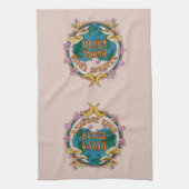 Linge De Cuisine Graphique de la Terre mère rétro des années 70 (Vertical)