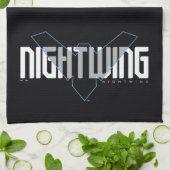 Linge De Cuisine Graphique de nom high-tech Nightwing (Plié)