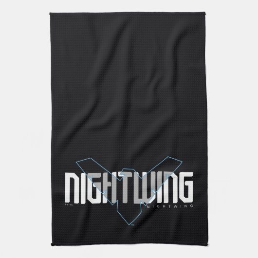 Linge De Cuisine Graphique de nom high-tech Nightwing (Vertical)