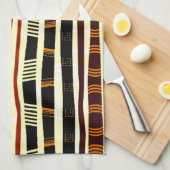Linge De Cuisine Graphique tribal africain (Quart Plié)