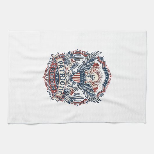 Linge De Cuisine Graphique vectoriel de fierté du désert du Sud-Oue (Horizontal)