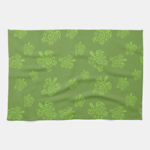 Linge De Cuisine Graphique vert de tortue