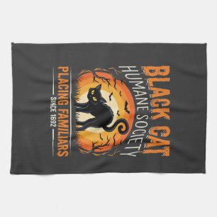 Linge De Cuisine Graphique vintage de la Société humanitaire Black