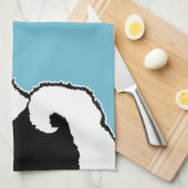 Linge De Cuisine Graphiques de Keeshond - art original mignon de (Quart Plié)