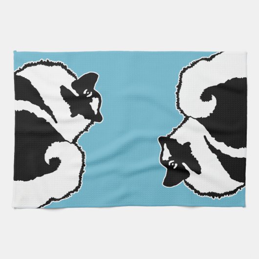 Linge De Cuisine Graphiques de Keeshond - art original mignon de (Horizontal)