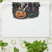 Linge De Cuisine Graphisme de malice au clair de lune de sorcière d (Plié)