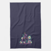 Linge De Cuisine Graphisme des hirondelles mortes florales (Vertical)