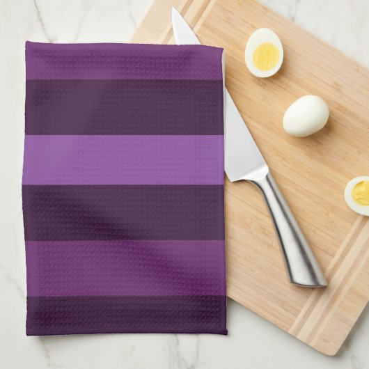 Linge De Cuisine Gras violet (Quart Plié)