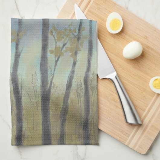 Linge De Cuisine Grass de blé à structure arborescente I (Quart Plié)