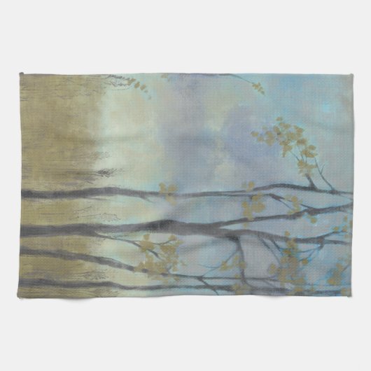 Linge De Cuisine Grass de blé à structure arborescente I (Horizontal)