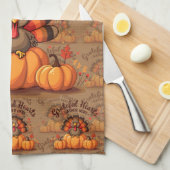 Linge De Cuisine Grateful Hearts Thanksgiving Turkey (Quart Plié)