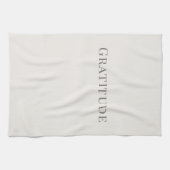 Linge De Cuisine Gratitude – Conception de typographie minimale (Horizontal)