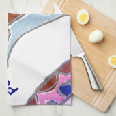 Linge De Cuisine "Gratitude Peace Love Unite" Mandala Art Imprimer (Quart Plié)