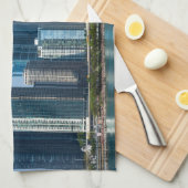 Linge De Cuisine Gratte-ciel de Chicago (Quart Plié)