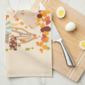 Linge De Cuisine Gratuit Lapin D'Automne (Quart Plié)