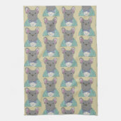 Linge De Cuisine Gray French Bulldog (Vertical)