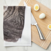 Linge De Cuisine Gray Tabby Cat (Quart Plié)