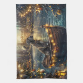 Linge De Cuisine Great Dane Christmas Festive Voyage (Vertical)