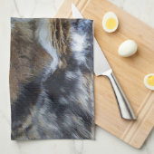 Linge De Cuisine Great Grey Owl Eyes Wildlife Tea-Towne (Quart Plié)