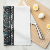 Linge De Cuisine Grec Black (Quart Plié)
