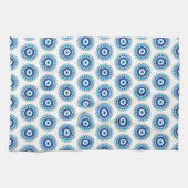 Linge De Cuisine Grec Mal Eye Bleu (Horizontal)
