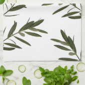 Linge De Cuisine Grec Yiayia Grandmère grecque Branches d'olivier (Plié)