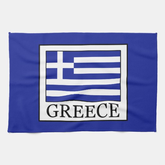 Linge De Cuisine Grèce (Horizontal)