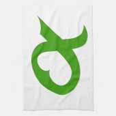 Linge De Cuisine Green Alpheart (Vertical)