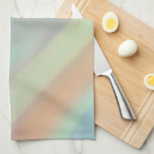 Linge De Cuisine Green Blue Watercolor Pattern (Quart Plié)