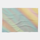 Linge De Cuisine Green Blue Watercolor Pattern (Horizontal)