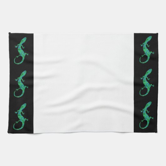 Linge De Cuisine Green Gecko (Horizontal)