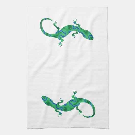 Linge De Cuisine Green Gecko (Vertical)