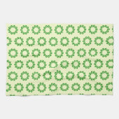 Linge De Cuisine Green leaves (Horizontal)