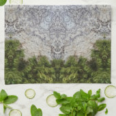 Linge De Cuisine Green Moss & Earth Nature Art (Plié)