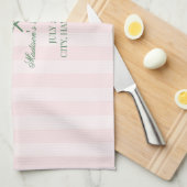 Linge De Cuisine Green Tennis Rackets Pink Striped Bridal Shower  (Quart Plié)