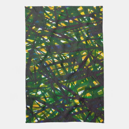 Linge De Cuisine Green Thicket II (Vertical)