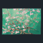 Linge De Cuisine Green Van Gogh Almond Blossoms<br><div class="desc">Fleurs d'amandes par Vincent Van Gogh modification de couleur copyright 2sweet4wordsDesigns/ PureVintage Love Obtenez la beauté de Van Gogh's bien-aimé Almond Blossom dans les couleurs qui correspondent à votre maison. vincent van gogh,  van gogh,  fleurs d'amandes,  fleurs,  floral,  jolie,  belle,  belle, </div>