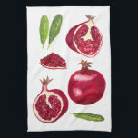 Linge De Cuisine Grenades d'automne Peinture aquarelle<br><div class="desc">Décorez votre cuisine avec cette amusante serviette de plat de grenade. Fait un grand ménage ou un cadeau mariage! Vous pouvez toujours ajouter votre propre texte. Faites-moi savoir si vous voulez quelque chose fait sur mesure. Si vous l'achetez, merci ! N'oubliez pas de partager une photo sur Instagram de celui-ci...</div>