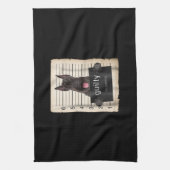 Linge De Cuisine grenaille de chien géant schnauzer (Vertical)