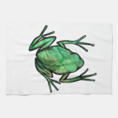 Linge De Cuisine Grenouille à arbre vert (Horizontal)
